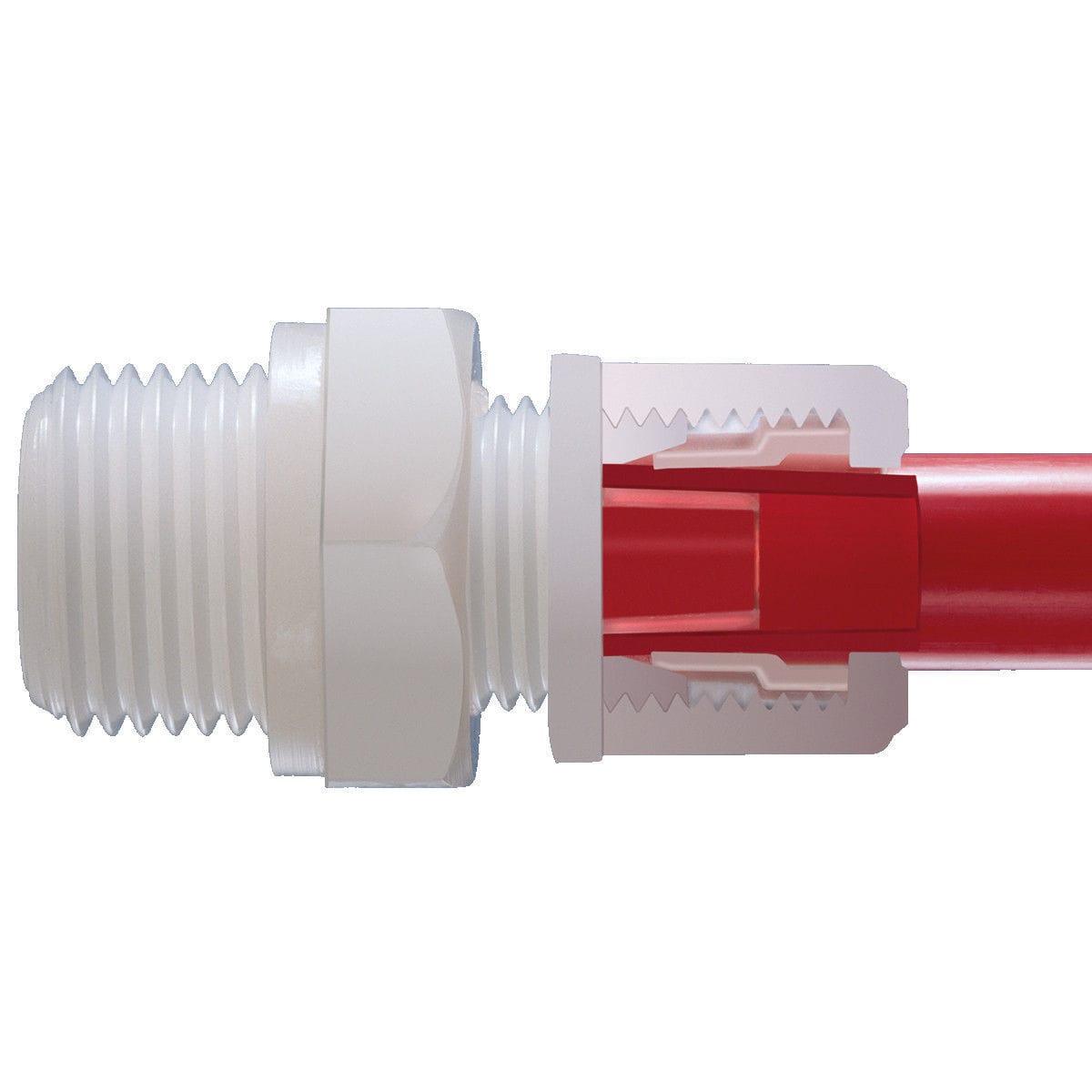 Chemical fitting 1A EMTechnik GmbH for fuel / pneumatic / threaded