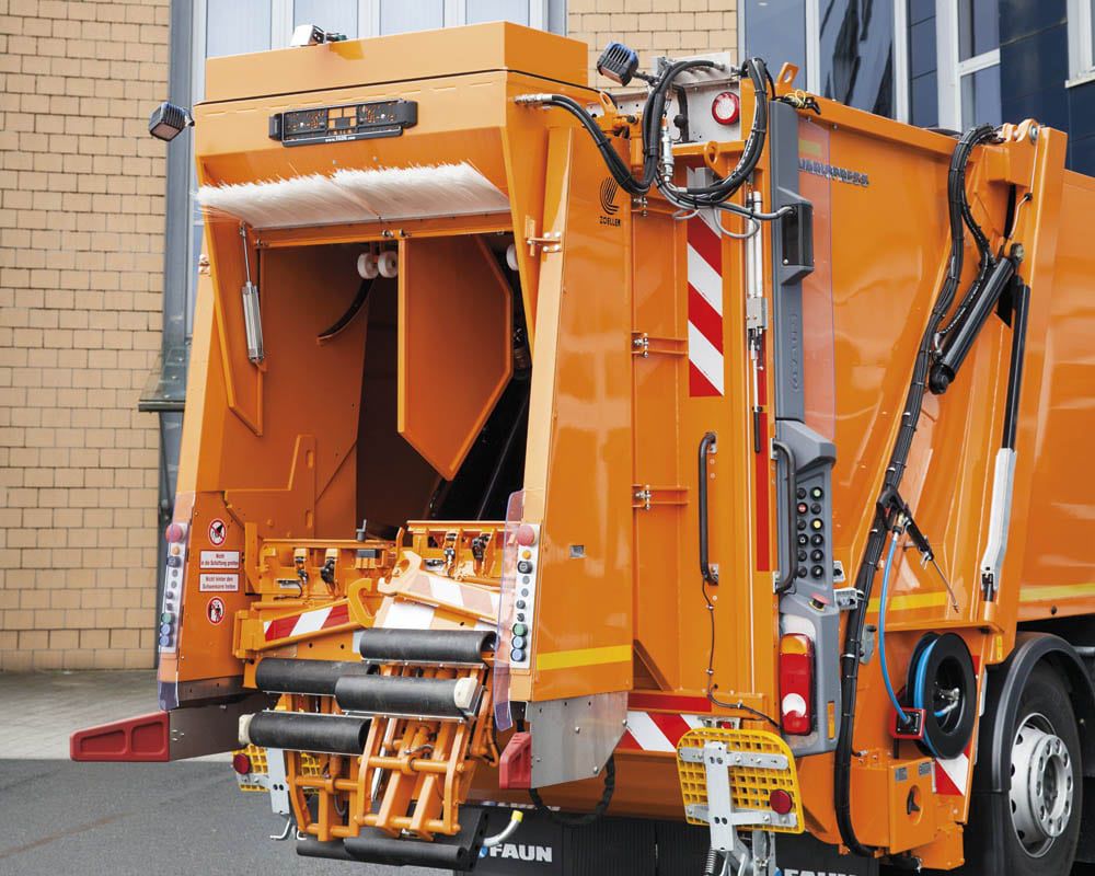Rear-loader waste collection vehicle - ONE STOP - FAUN Umwelttechnik ...
