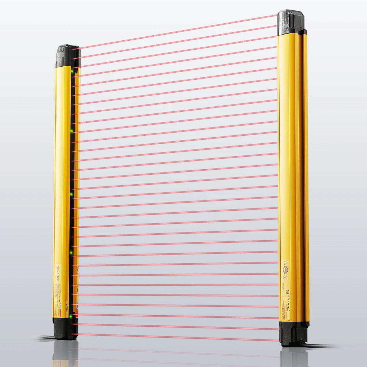 Safety light curtain GLR series KEYENCE multibeam / frame / rugged