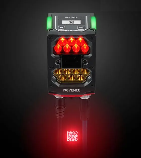 2D code reader - SR series - KEYENCE - data-matrix / 1D