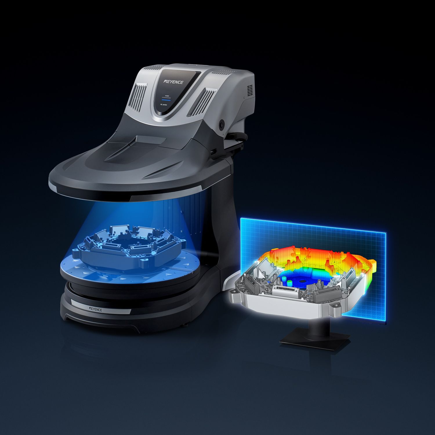 CMM scanner VL series KEYENCE 3D / measurement / automated