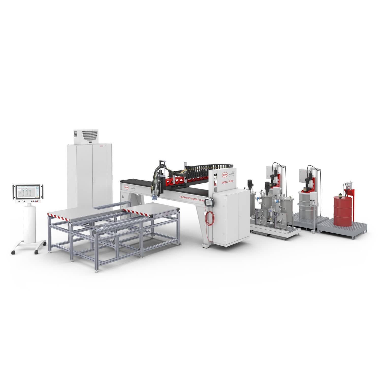 Gelcoat mixerdispenser DM 500 seies HENKEL SONDERHOFF epoxy