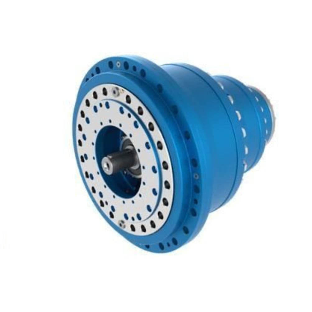 Rossi S.p.A. EP series (Planetary gears stages for fixing and rotating housing), CC series (bevel gears), PB series (Parking Brakes)