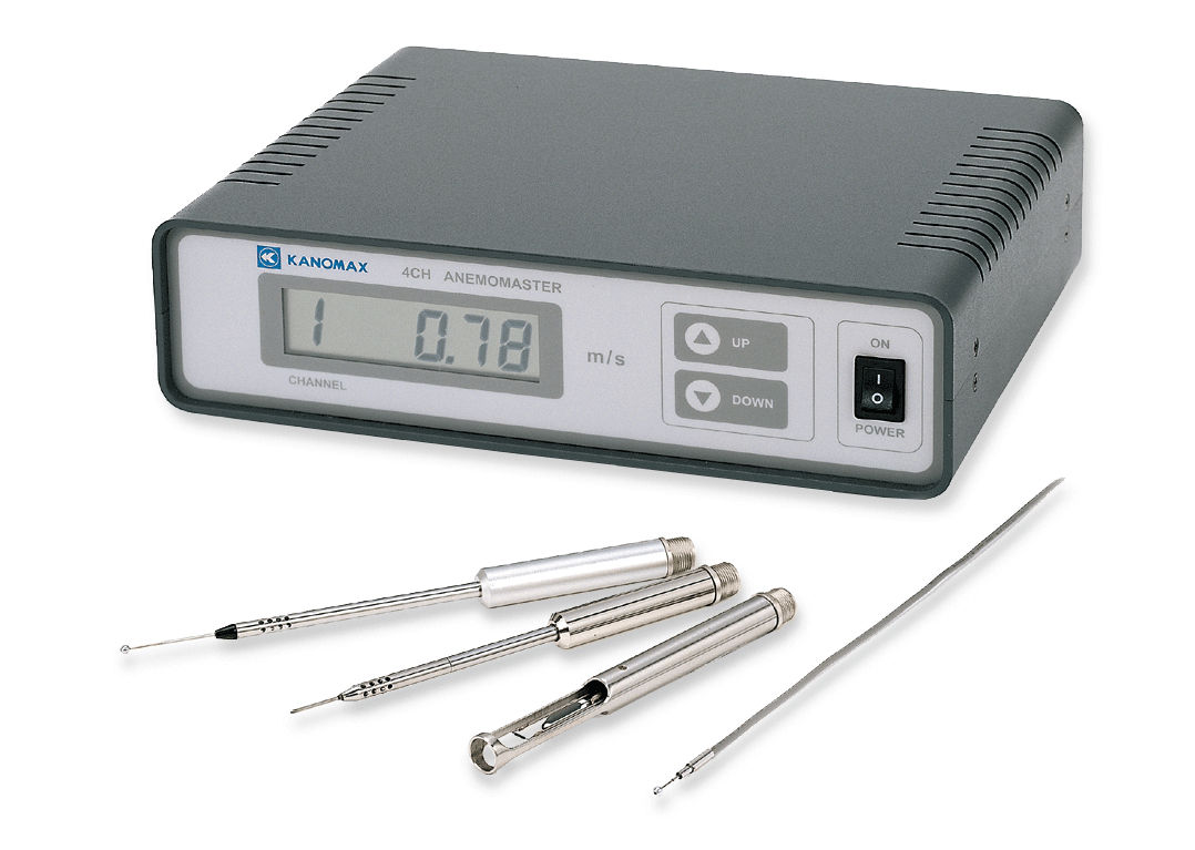Hotwire anemometer Model 1570 Kanomax USA multichannel / digital