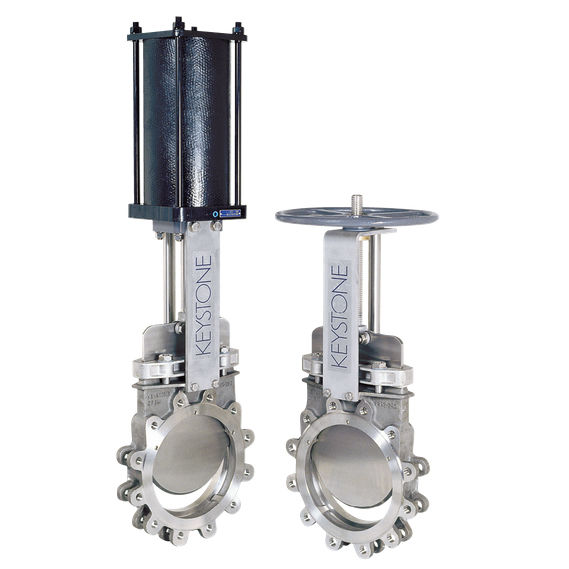 Knife gate valve 952 Pentair Valves & Controls with handwheel