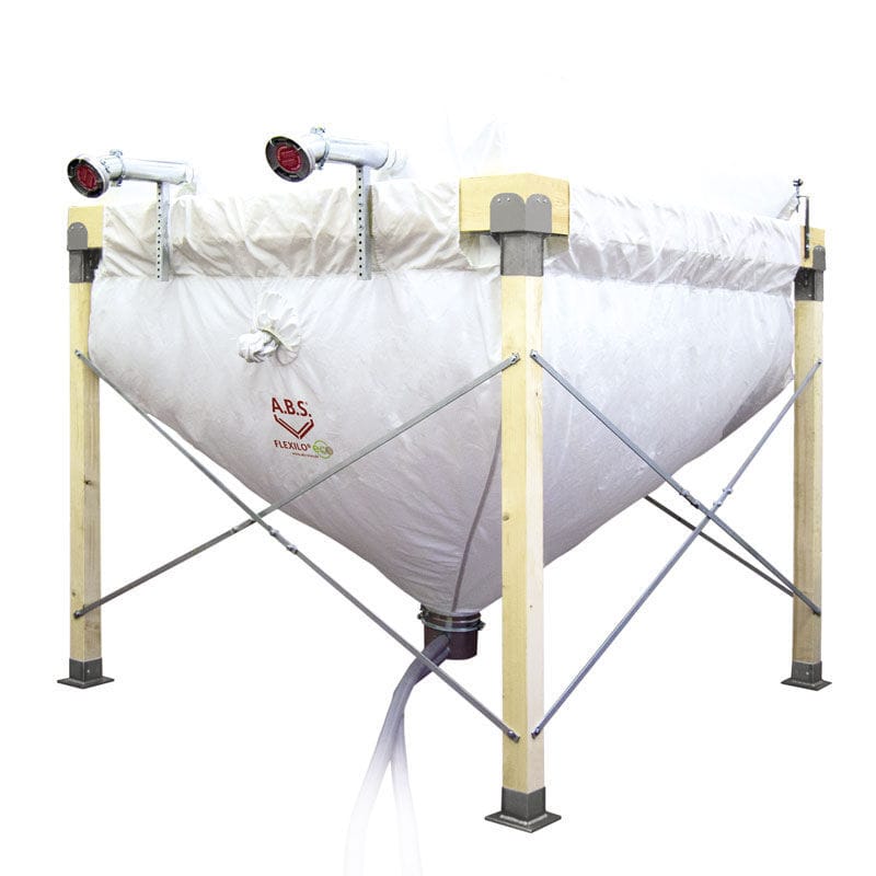 Wood pellet silo Flexilo ECO A.B.S. Silo und Förderanlagen