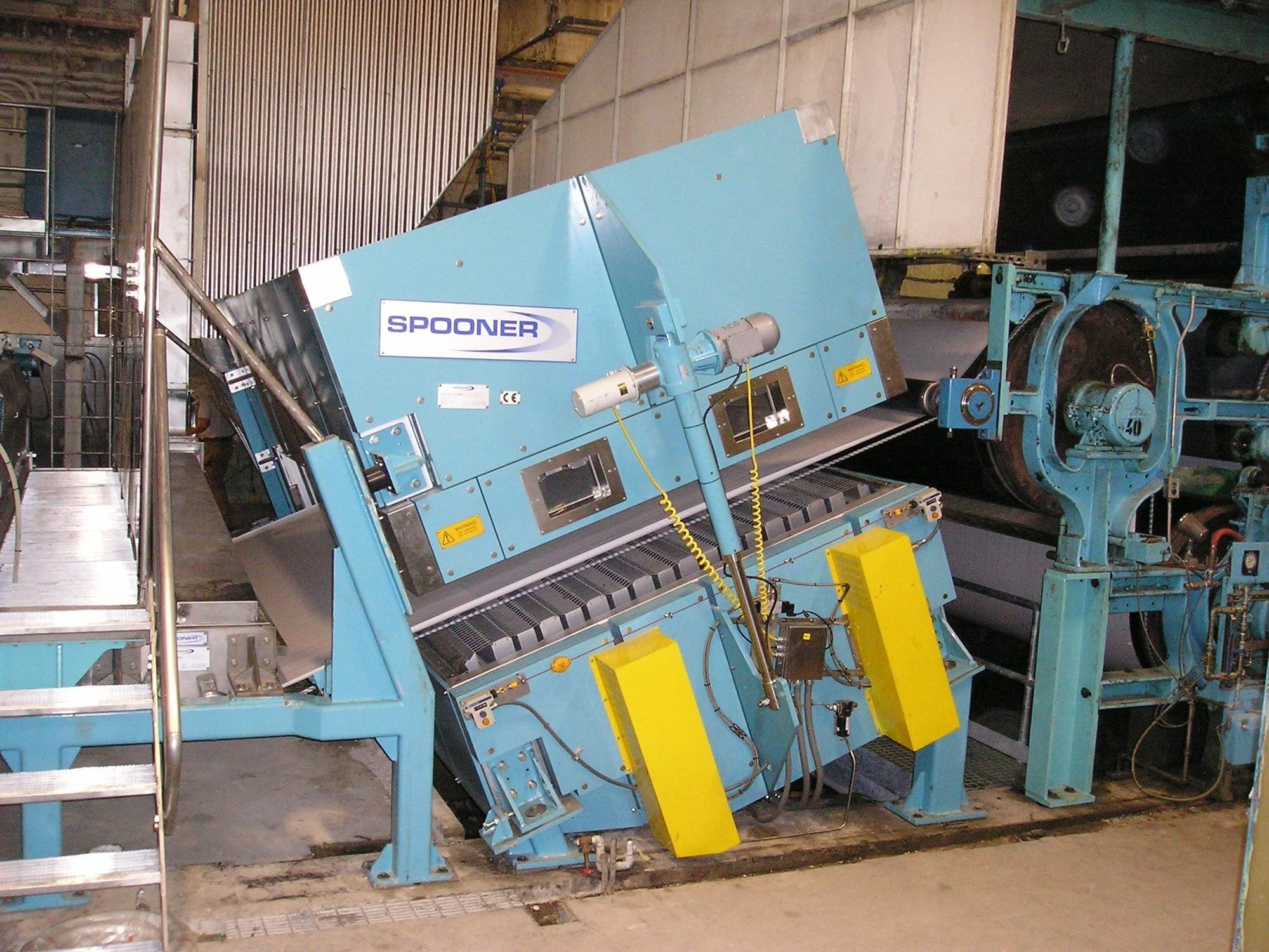 Fluidized bed dryer Spooner Industries continuous / for the paper