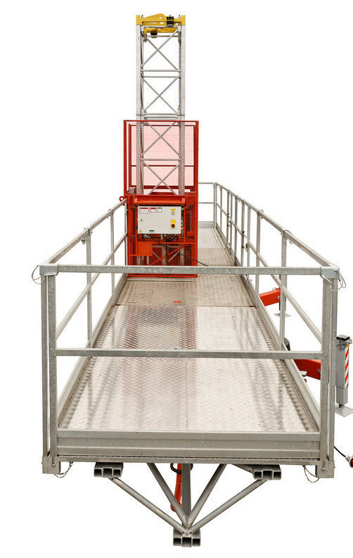 Singlemast mast climbing work platform Kosmos SC4000 Scanclimber Oy