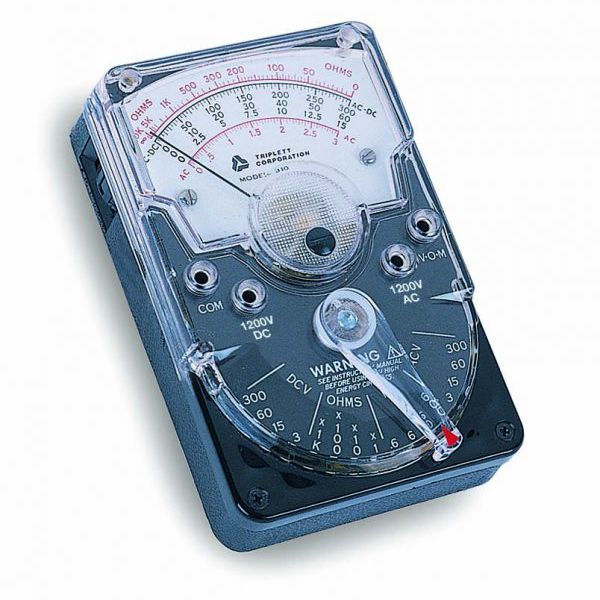 Analog multimeter 310 Triplett portable / 1200 V / 600 mA