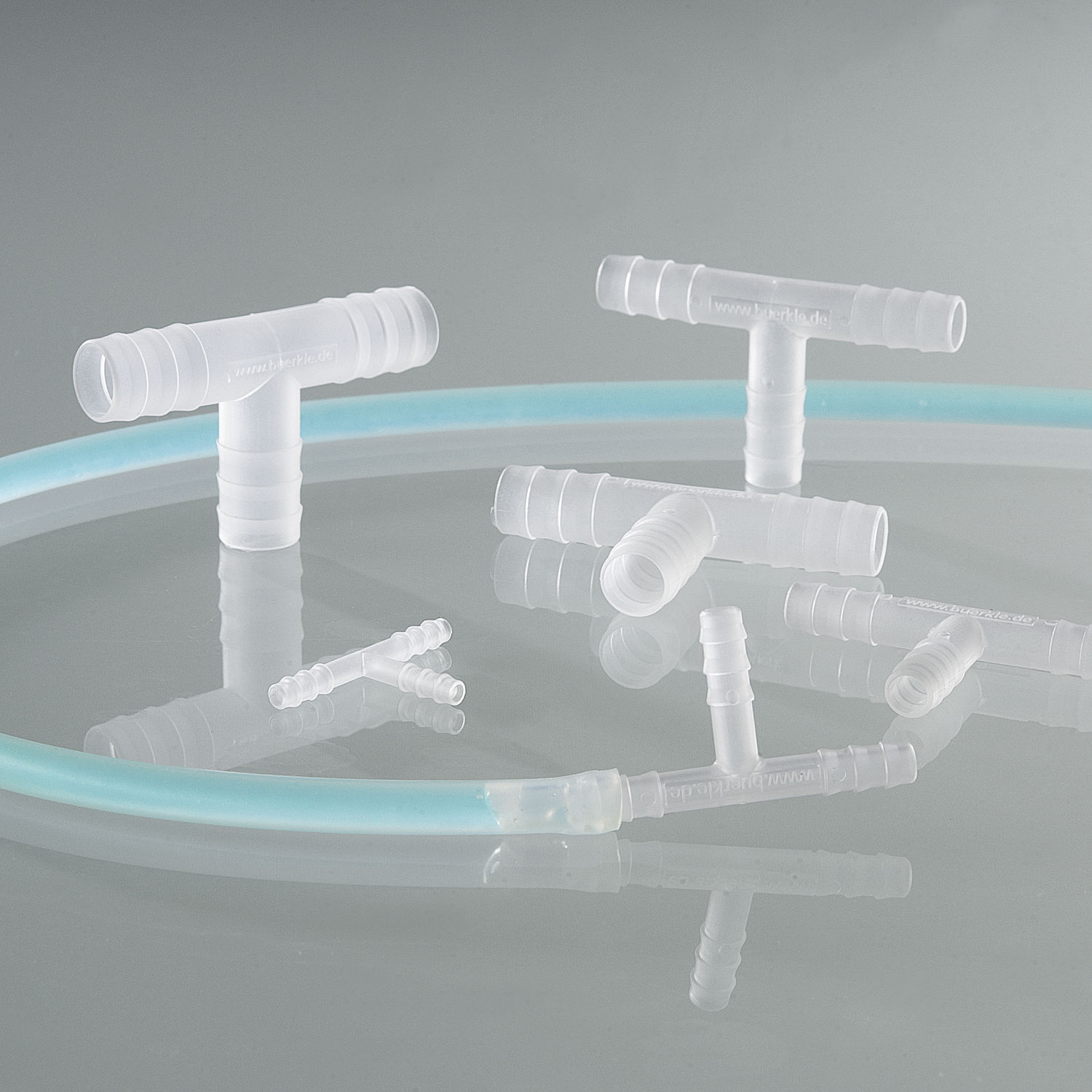 Pneumatic fitting 8705 series Bürkle barbed / T / plastic