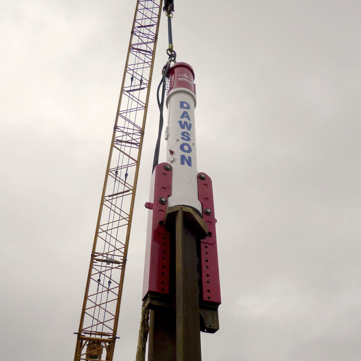 Hydraulic pile-driving hammer - HPH2500 - DAWSON CONSTRUCTION