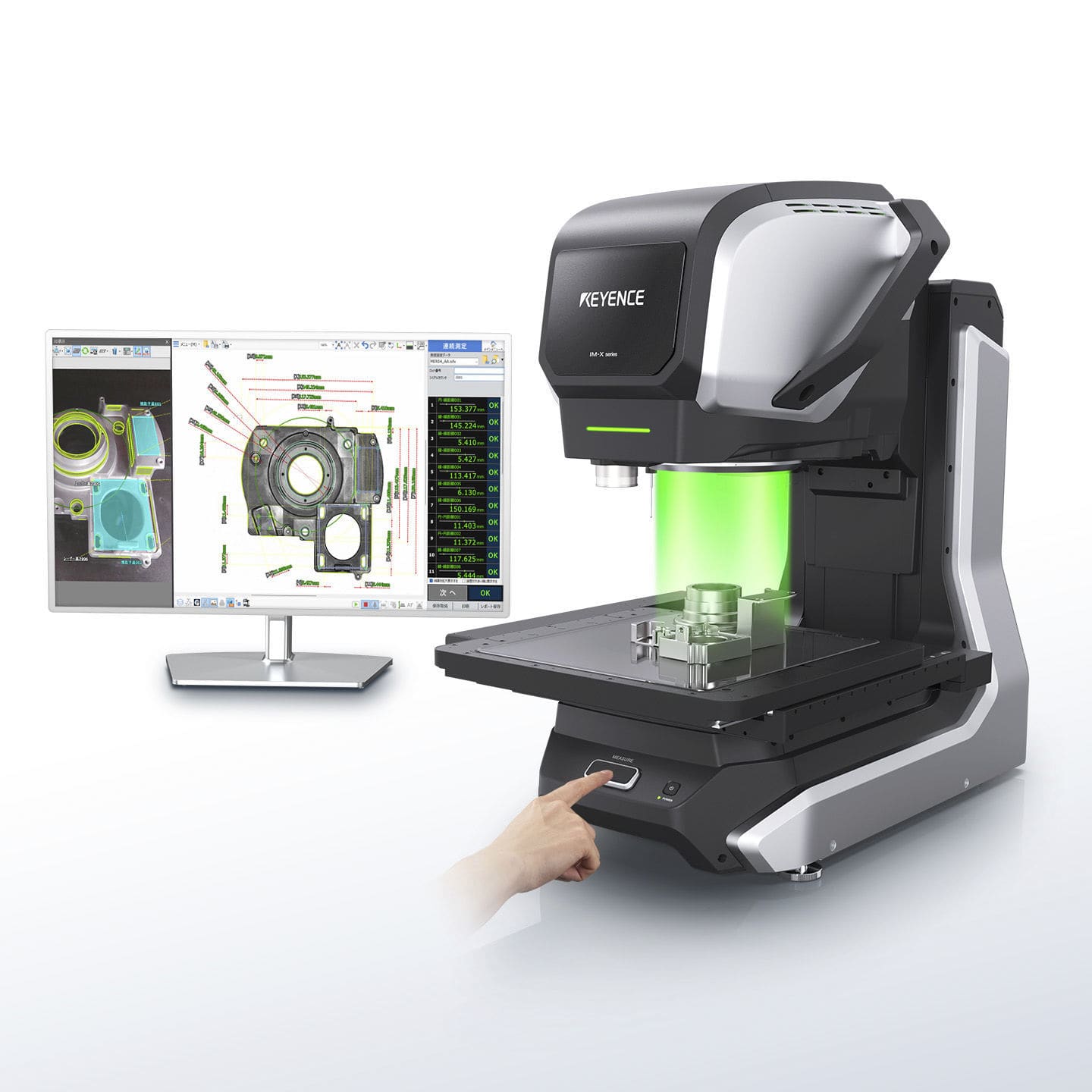 Keystone Image Measuring Machine Dimensional measuring system - IM-X1000 - Keyence - laser / optical ...