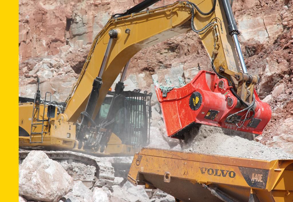 Screenercrusher bucket M series ALLU Finland Oy (Ltd) for