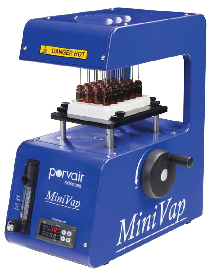 Thermal evaporator MiniVap™ Porvair Sciences laboratory / for
