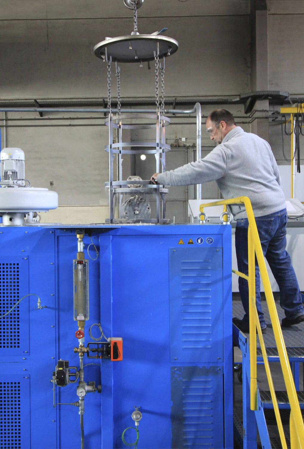 Fluidized bed cleaning machine INNOVACLEAN SCHWING Technologies