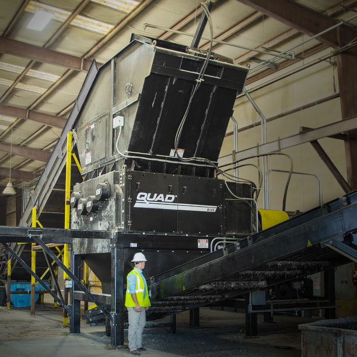 Primary shredder Quad® Q145 SSI Shredding Systems, Inc. four