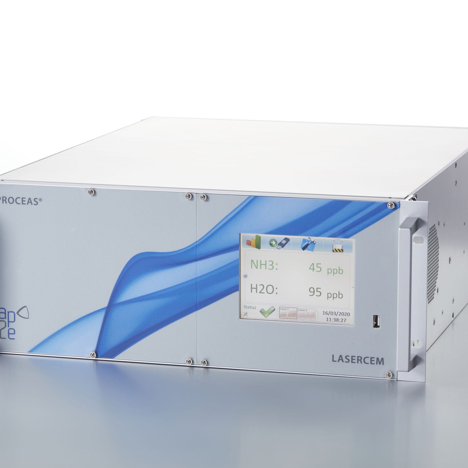 Ammonia analyzer ProCeas® NH3 AP2E process / concentration / benchtop