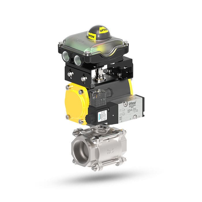 Ball valve - JC series - UFLOW AUTOMATION - pneumatically-operated ...