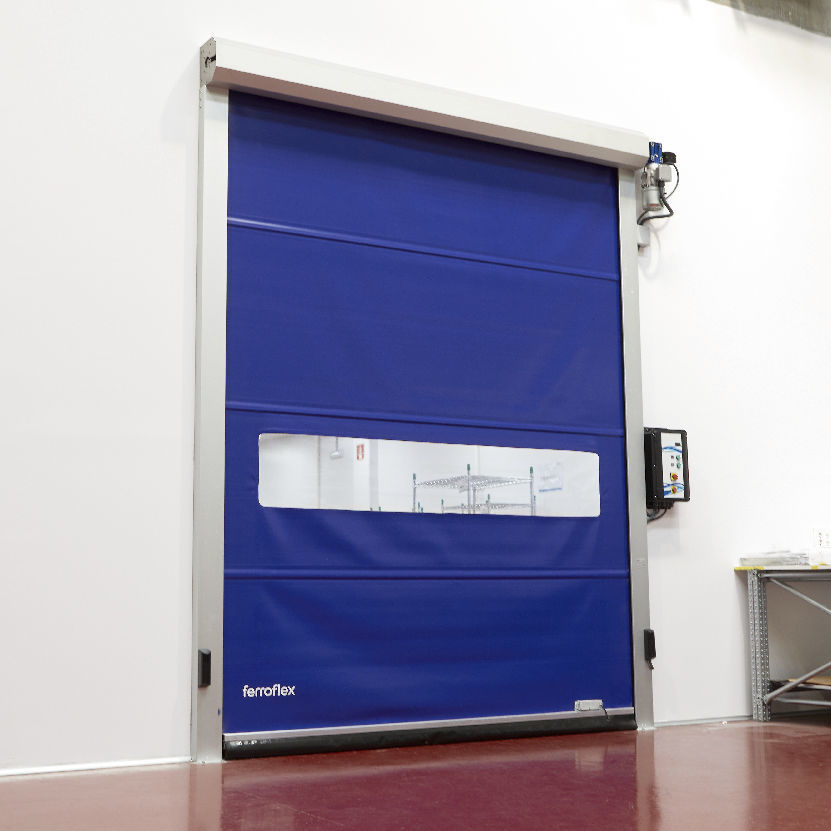 Roll up door - PUERTAS FERROFLEX SL - aluminum / high-speed / custom