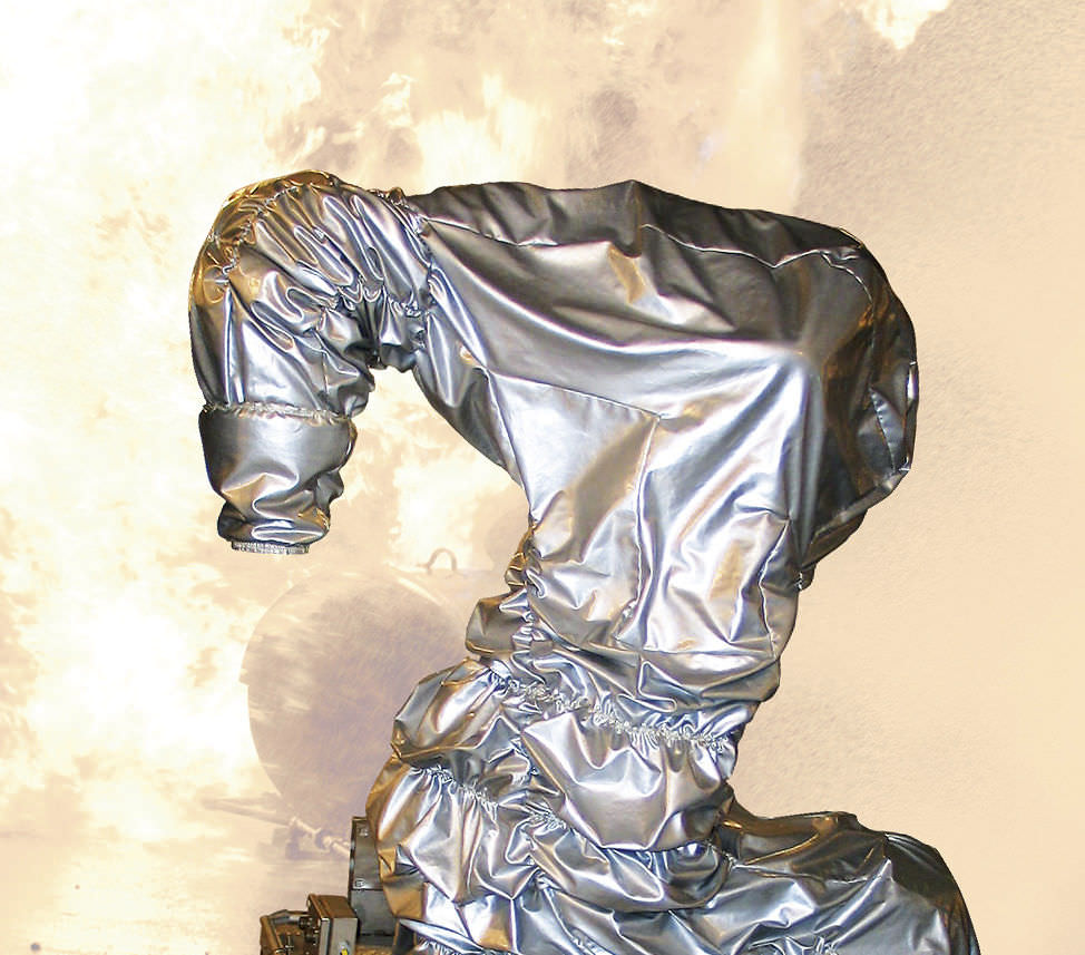 Foundry robot protective cover 450 1200 °C TG series RPS GmbH