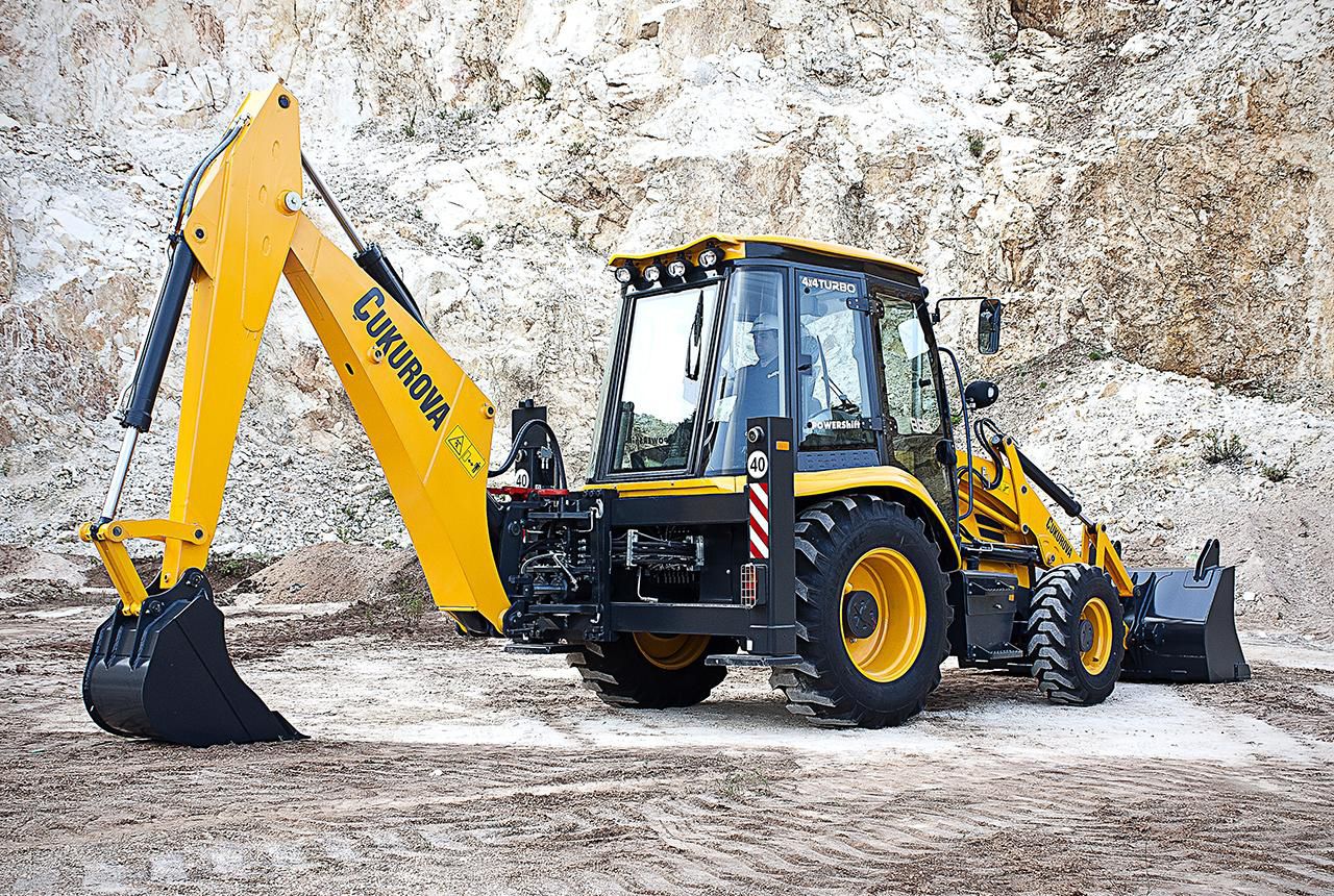 rigid backhoe loader
