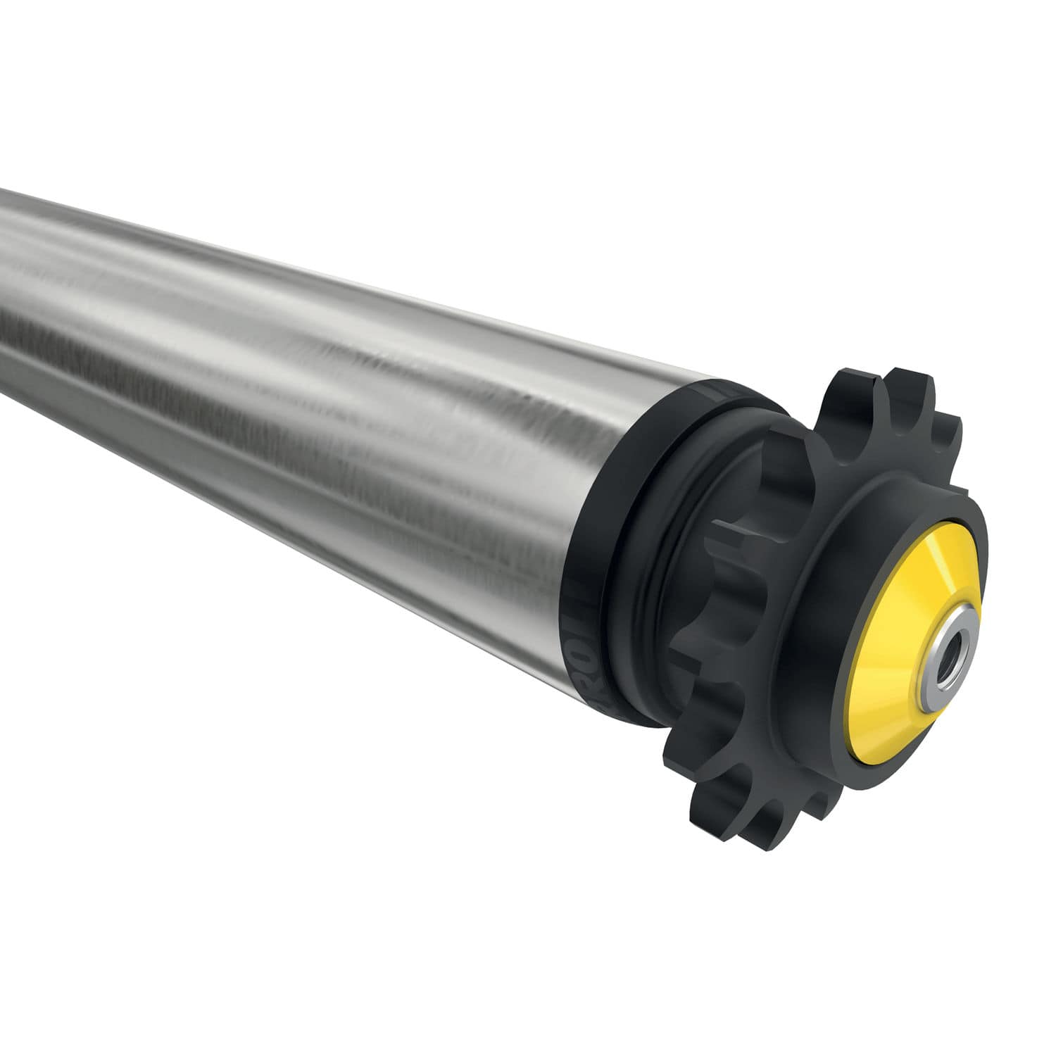 Chain drive conveyor roller 38 Series Interroll beltdriven / PVC