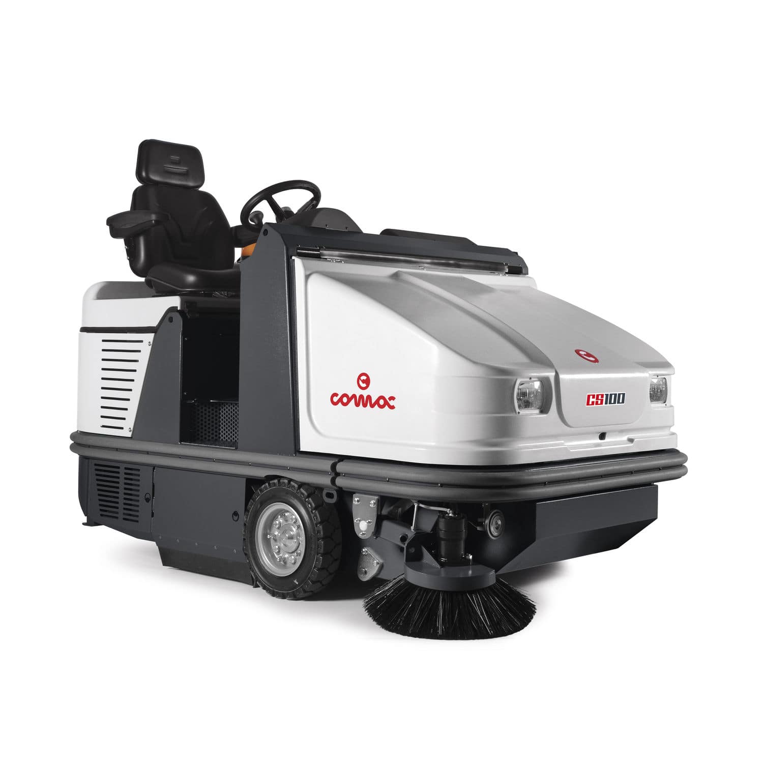 Ride-on Sweeper - CS100/120 - Comac Spa - Battery-powered / Diesel ...