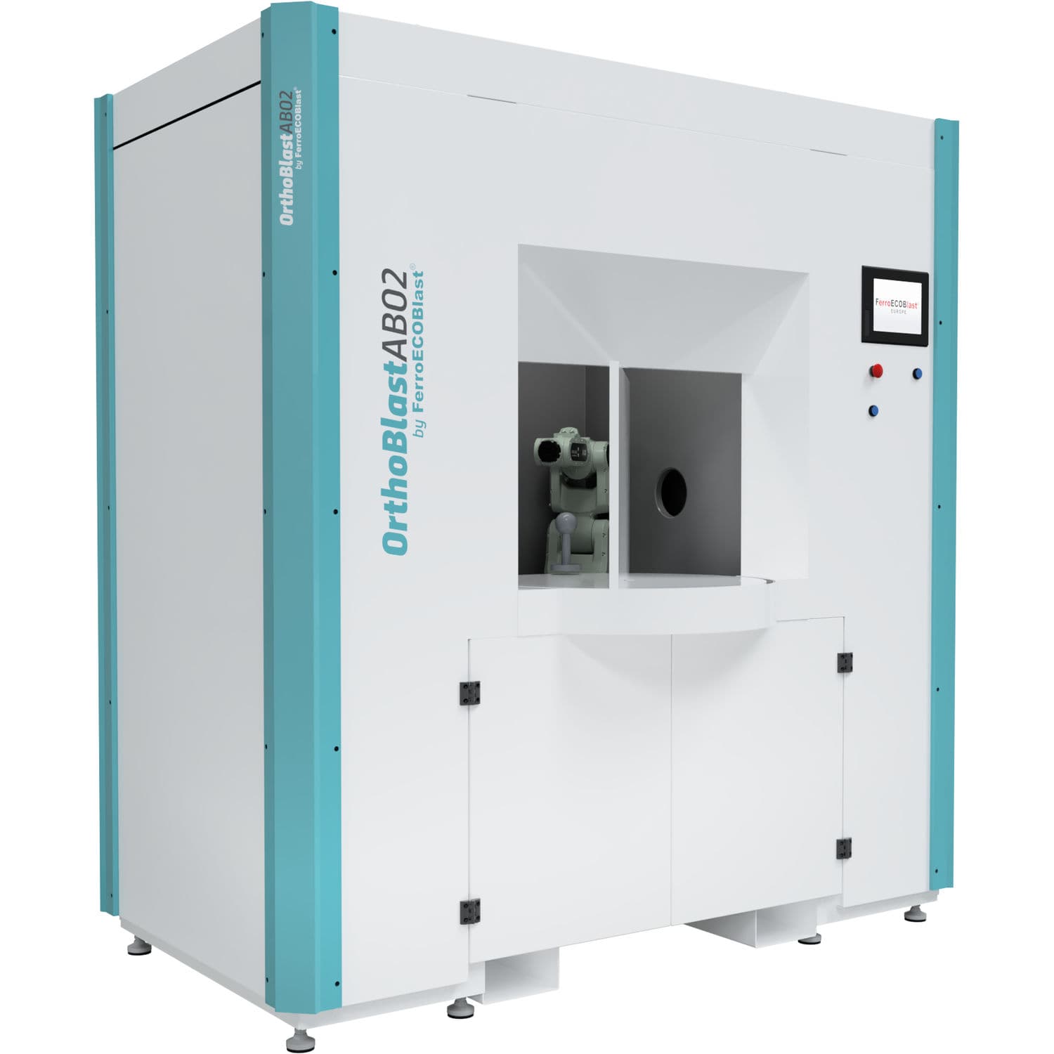 Automatic sandblasting machine - OrthoBlast AB02 - FerroECOBlast ...