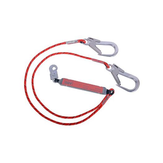 Rope fall arrest lanyard YLonge SafetyConcept s.a. shock