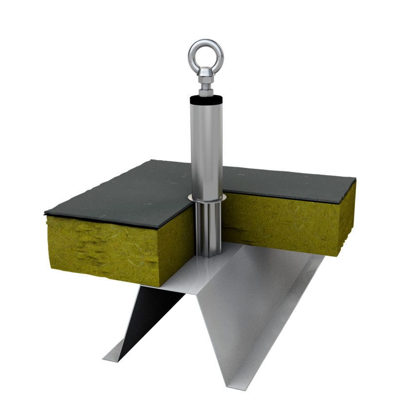 Stainless steel fall arrest anchor - ABS Lock X-T-One - SafetyConcept s ...