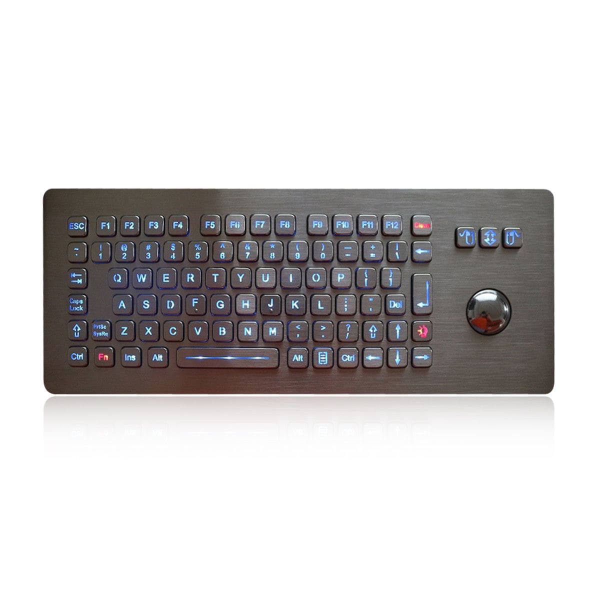 Panel-mount keyboard - K-TEK-A361-OTB-FN-BL-DWP - Key Technology China ...