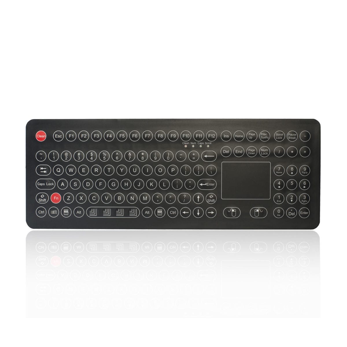Dtp Keyboard Compact keyboard - K-TEK-D396TP-KP-FN-DT - Key Technology China Limited ...