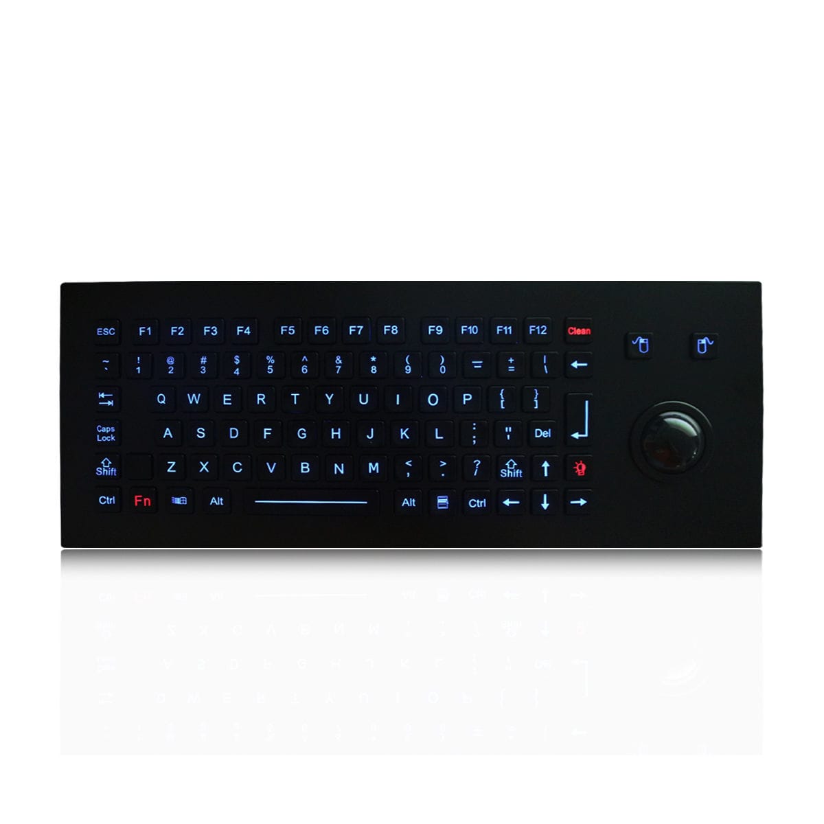 Panel-mount keyboard - K-TEK-M361-MTB-FN-BL-BT-DWP - Key Technology ...