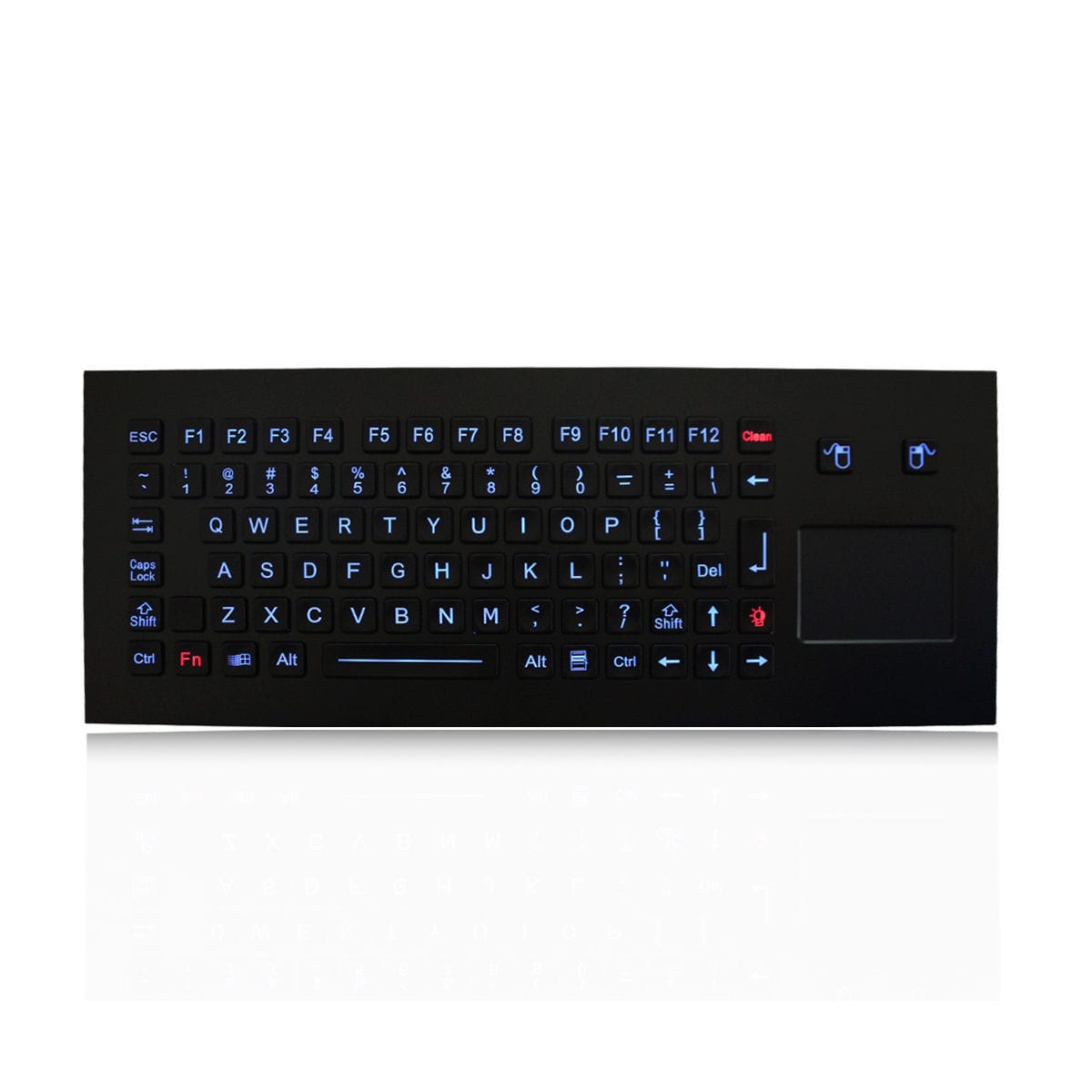 Panel-mount keyboard - K-TEK-M361TP-FN-BL-BT-DWP - Key Technology ...