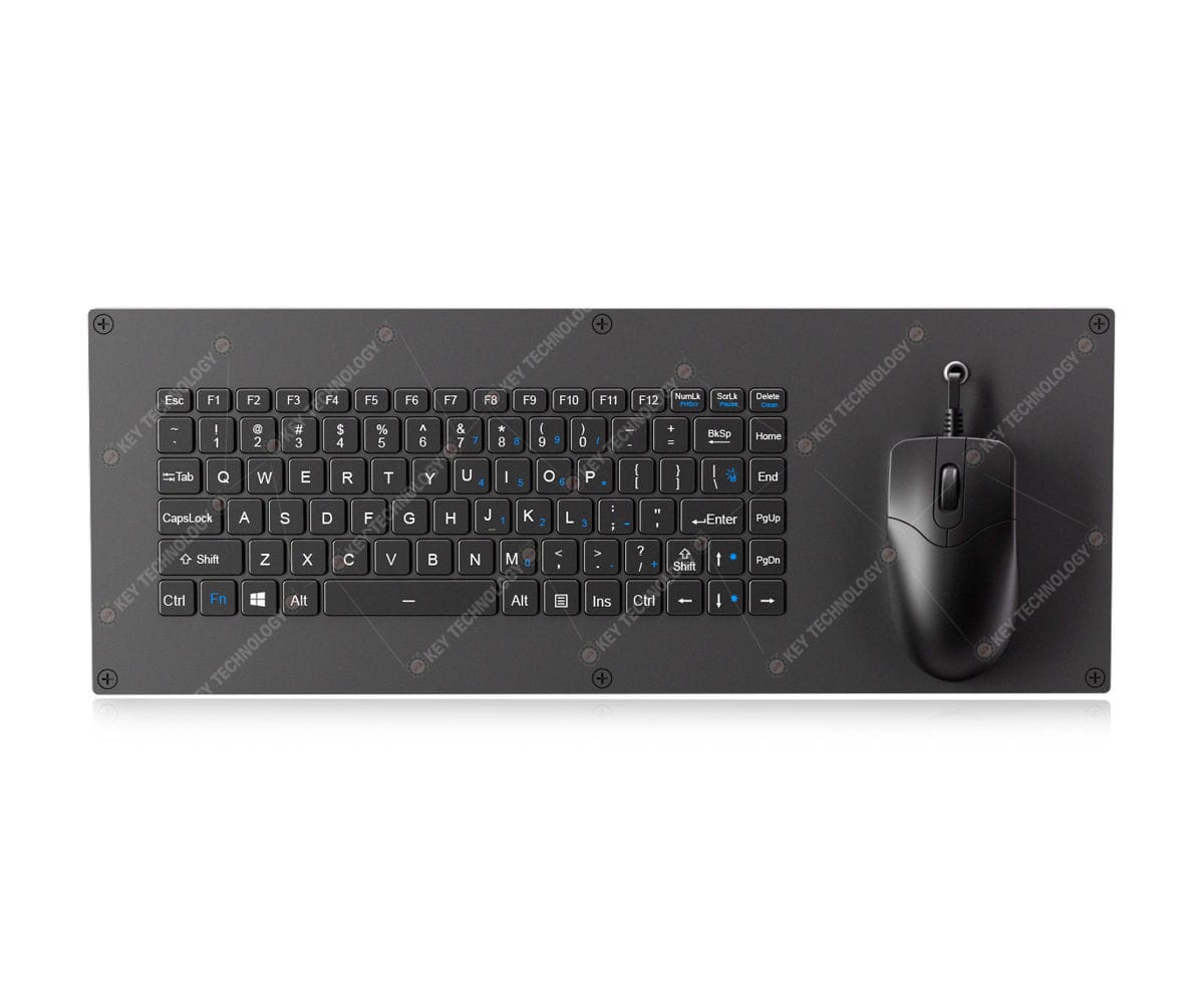 Panel-mount keyboard - K-TEK-V455-FN-BL-FC-SC-ANA-151B-M58-OMS - Key ...