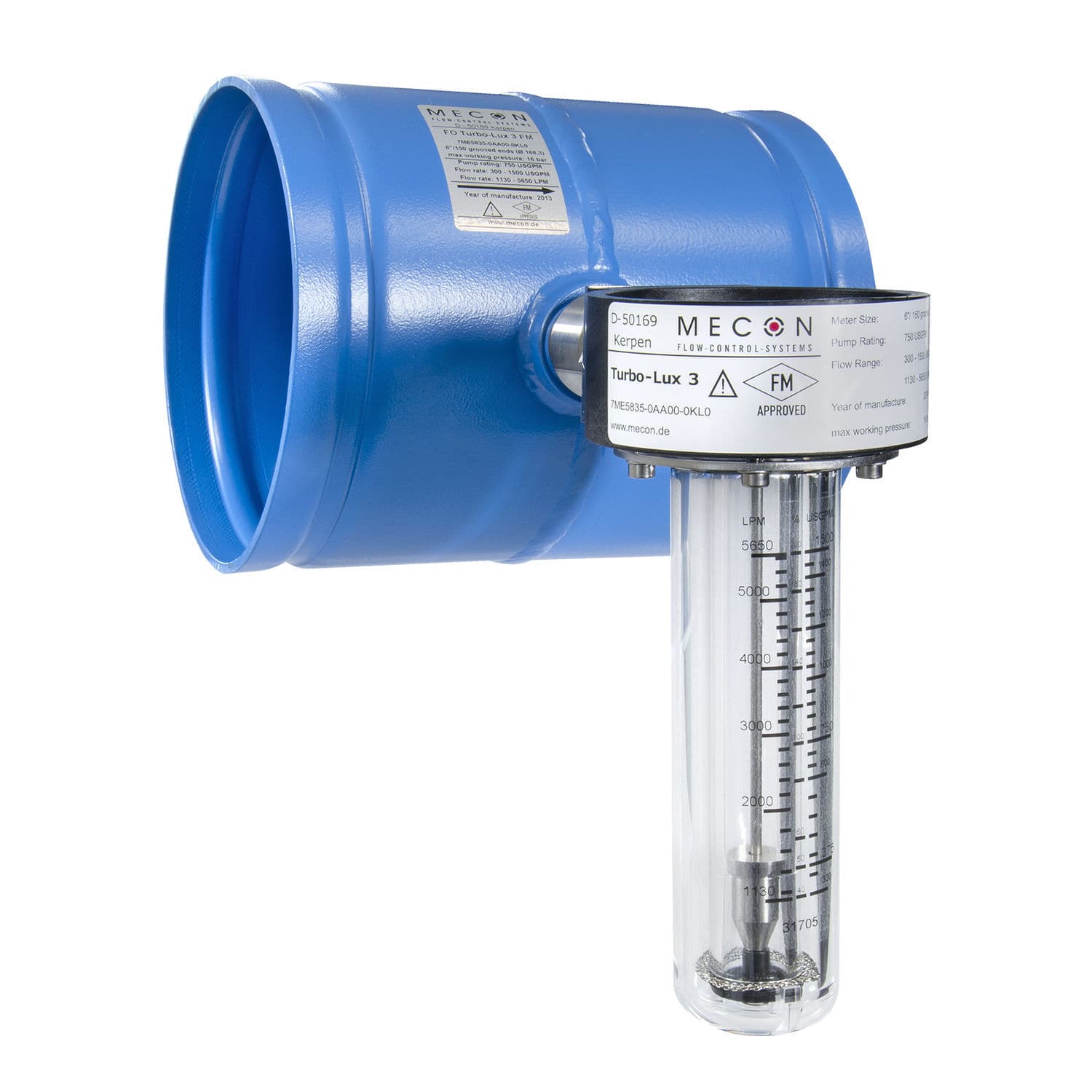 Differential pressure flow meter TurboLux® 3 MECON orifice / for
