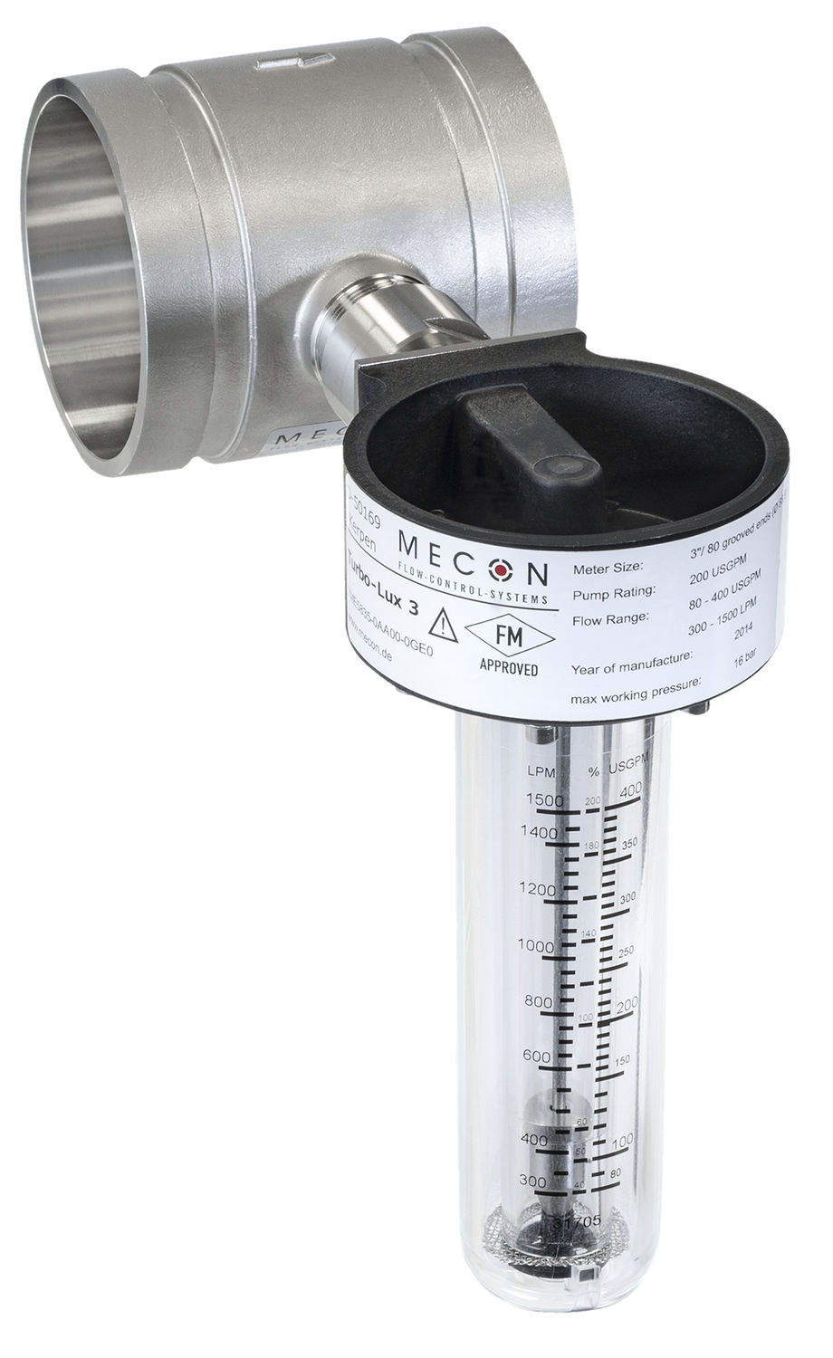 Differential pressure flow meter FO TurboLux 3 MECON orifice