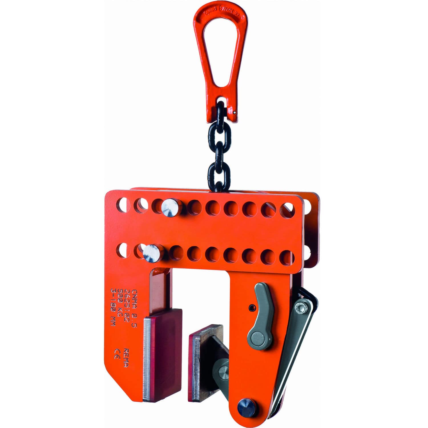 Sheet metal lifting clamp CNMA05 REMA Hollande B.V. stone / for
