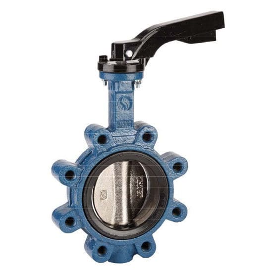 Butterfly valve - 1133 series - SFERACO - lever / isolation / for hot water