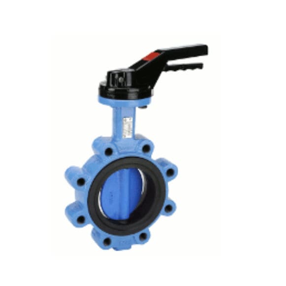 Butterfly valve - 1175 series - SFERACO - lever / for water / coated