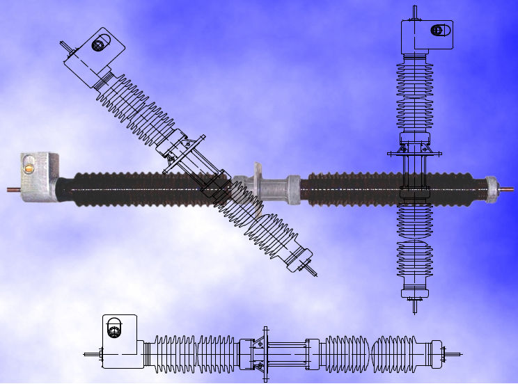 Wallmounted transformer bushing 123 245 kV COPWP Trench Group