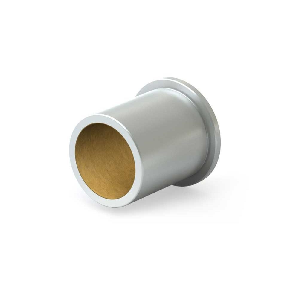 Flange plain bearing PSF series PBC Linear linear / stainless