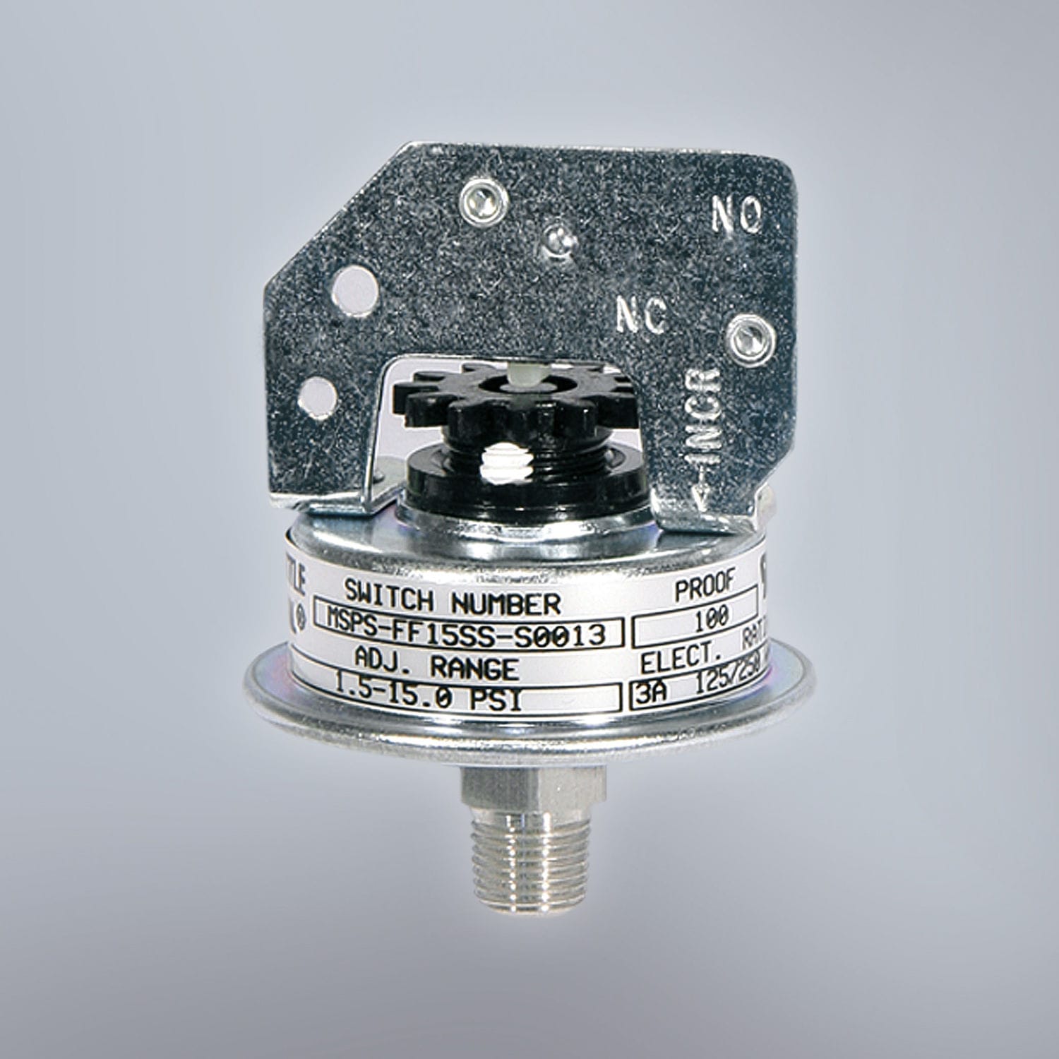 Adjustable piston pressure switch MSPS Barksdale diaphragm