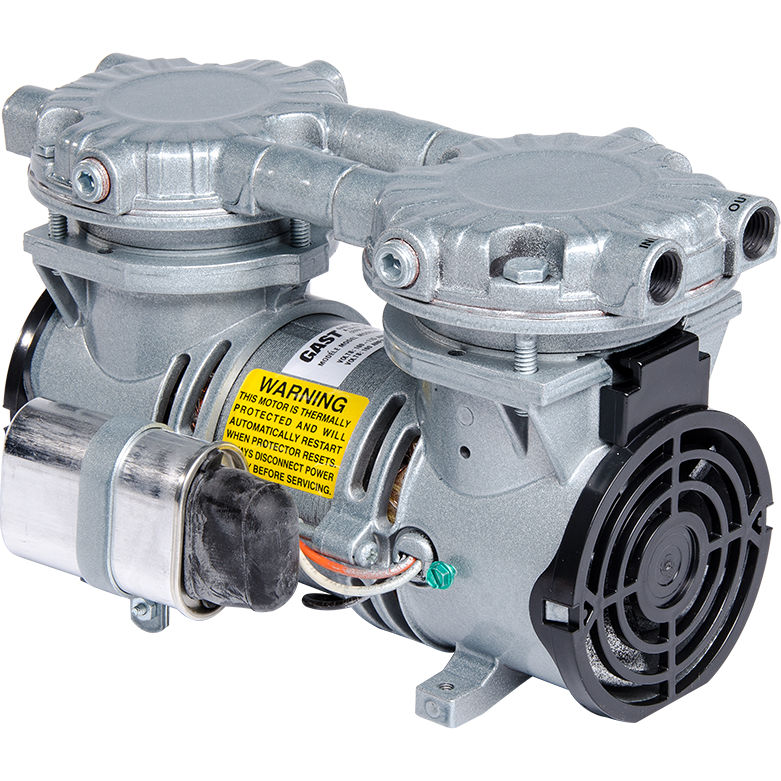 Rocking piston vacuum pump LAA series GAST oilfree / twostage