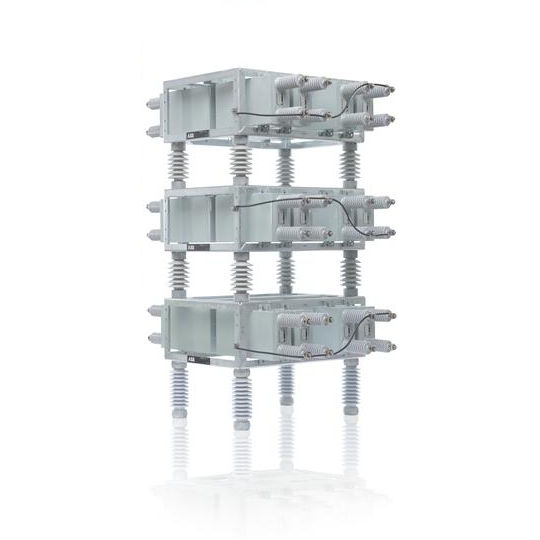 Openrack shunt capacitor bank QBANK ABB AG power factor / high