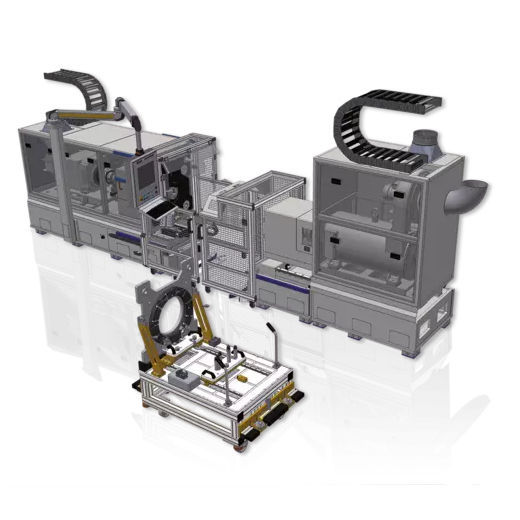 Automatic test stand - Blum-Novotest - for mechanical drive / pneumatic ...
