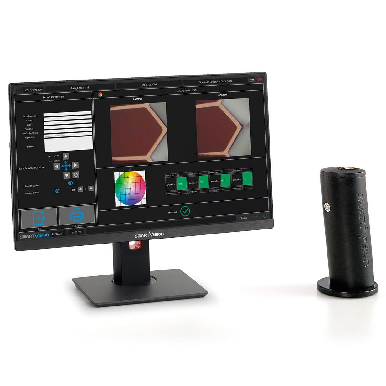 Portable colorimeter Easy_Color SmartVision S.r.l. benchtop