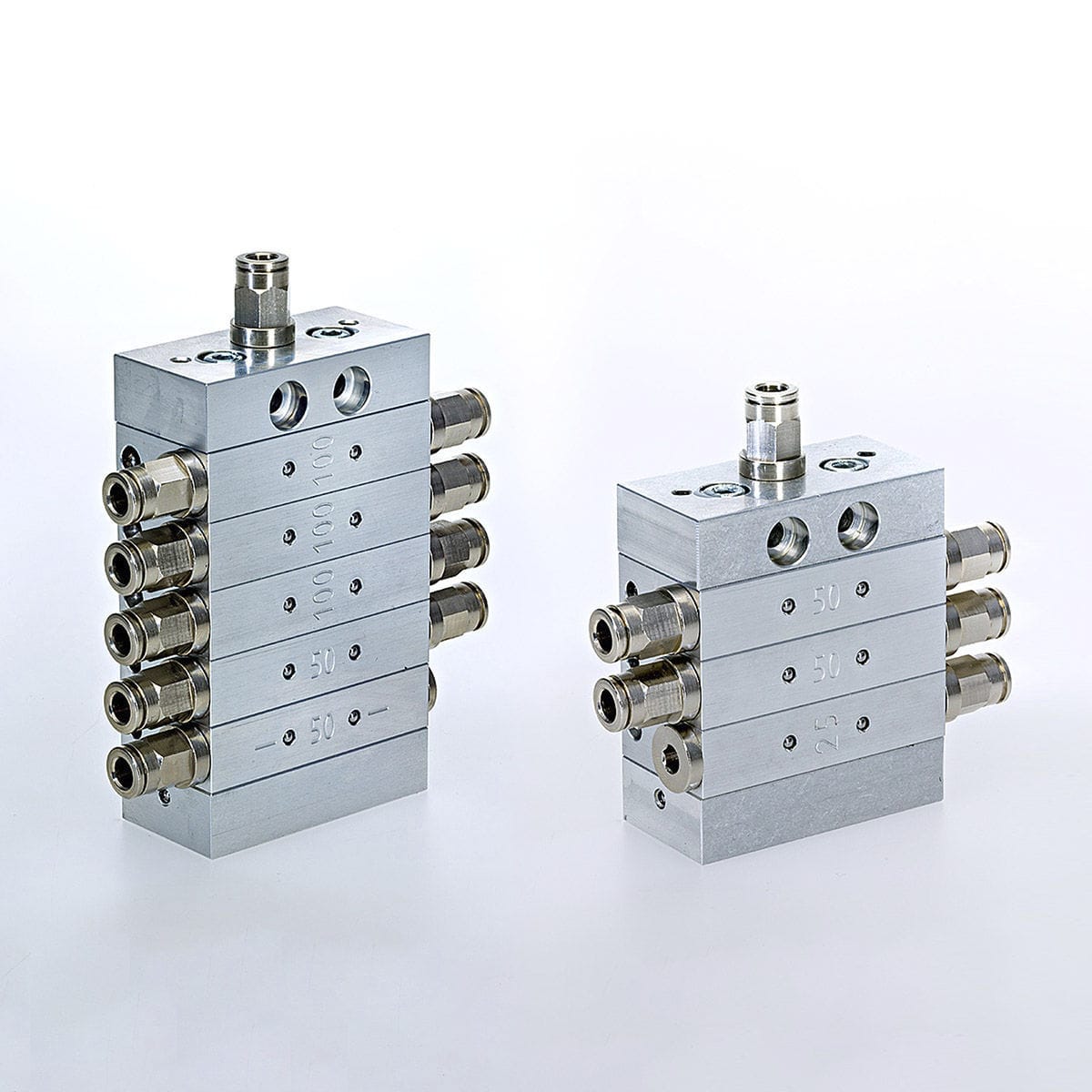 Lubricant progressive feeder LATPRV series GRUETZNER GmbH modular