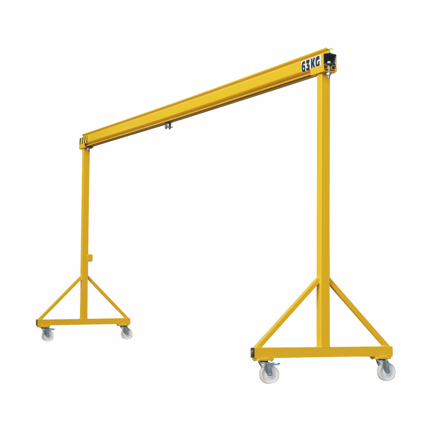 Gantry crane on casters PORTC COMEGE aluminum / for