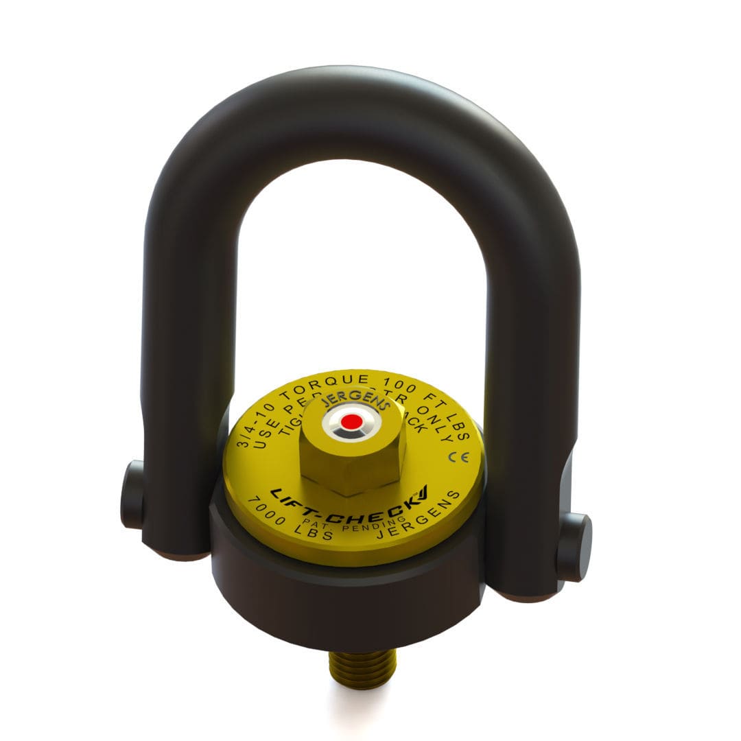 360° swivel hoist ring LiftCheck™ Jergens, Inc.